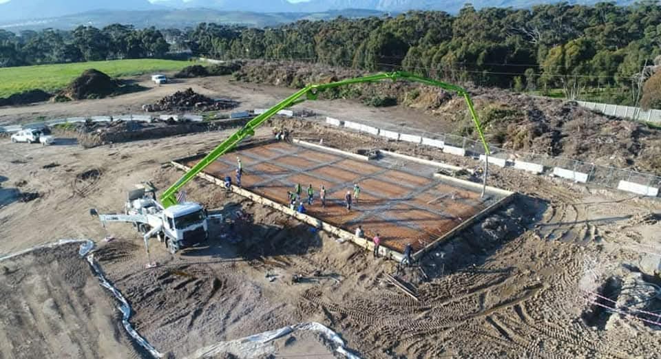 Large Foundation Concrete Pour